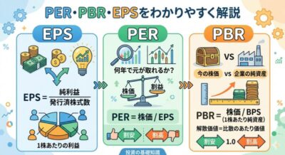 PER・PBR・EPSをわかりやすく解説