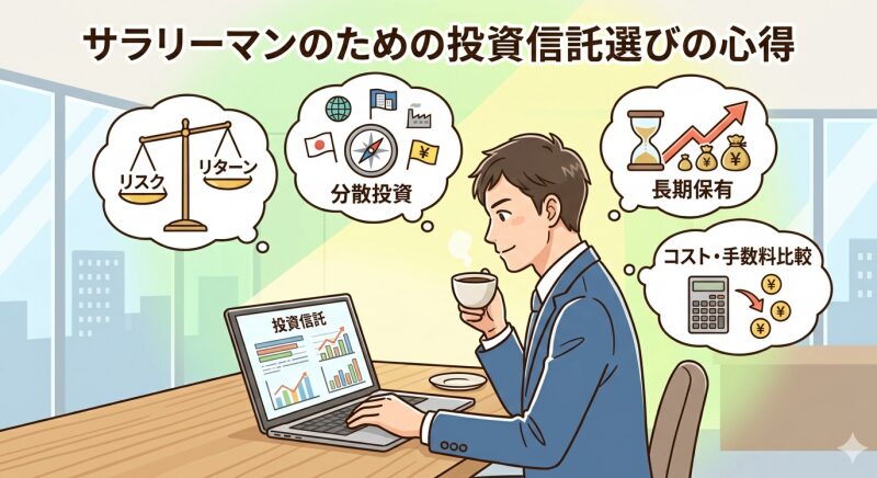 サラリーマンが投資信託を選ぶときの心得